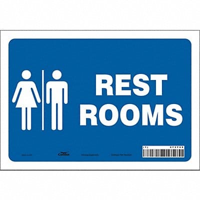 K1068 Safety Sign 7 in x 10 in Vinyl