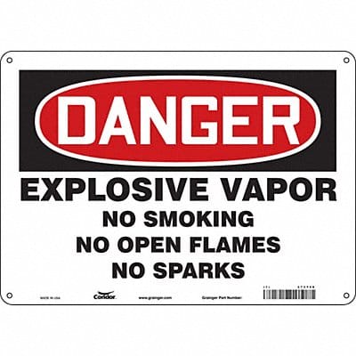 Safety Sign 10 inx14 in Aluminum