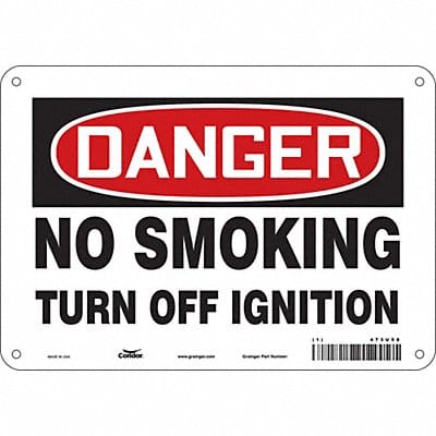 Safety Sign 7 in x 10 in Vinyl