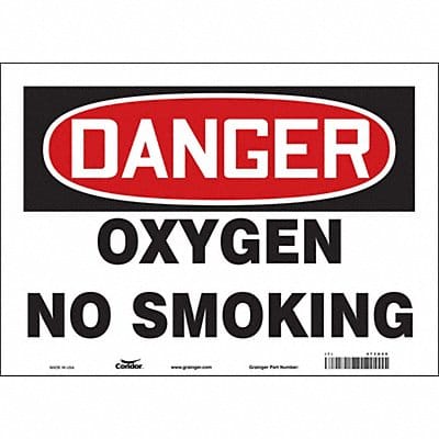 Safety Sign 10 in x 14 in Vinyl