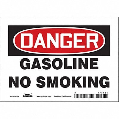 Safety Sign 5 inx7 in Vinyl