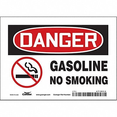 Safety Sign 5 inx7 in Vinyl