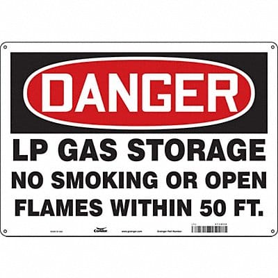 Safety Sign 14 inx20 in Polyethylene