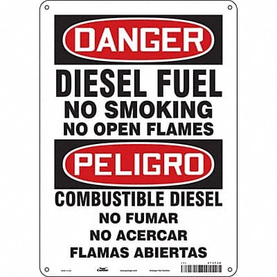 Safety Sign 14 inx10 in Aluminum