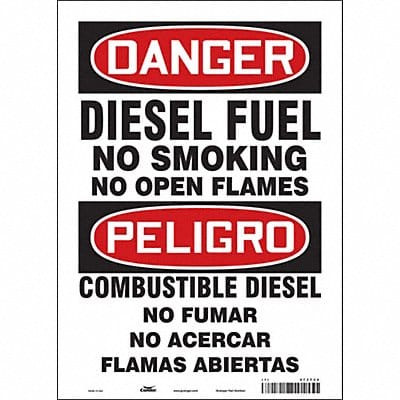 Safety Sign 14 inx10 in Vinyl