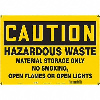 Safety Sign 14 inx20 in Aluminum