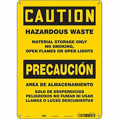 Safety Sign 14 inx10 in Aluminum