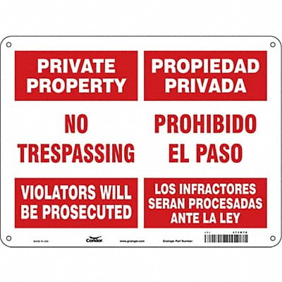 Safety Sign 18 inx24 in Aluminum