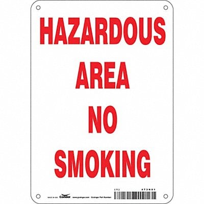 Safety Sign 10 in x 7 in Polyethylene