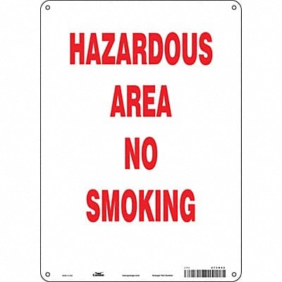 Safety Sign 14 in x 10 in Polyethylene