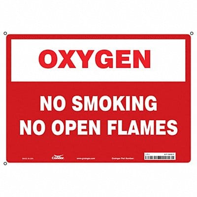 Safety Sign 10 in x 14 in Vinyl