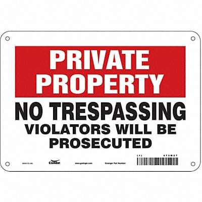 Safety Sign 7 in x 10 in Vinyl