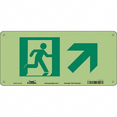 Safety Sign 7 in x 15 in Polyethylene