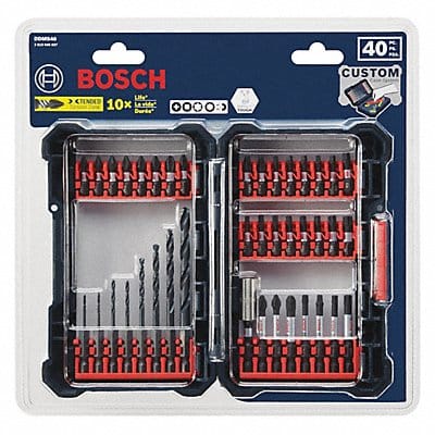 Hex Shank Drill Set 40pc HSS