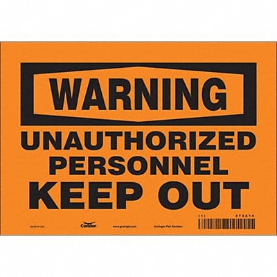 Safety Sign 7 in x 10 in Vinyl