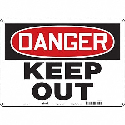 Safety Sign 14 inx20 in Aluminum