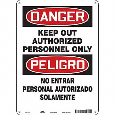 Safety Sign 14 inx10 in Vinyl