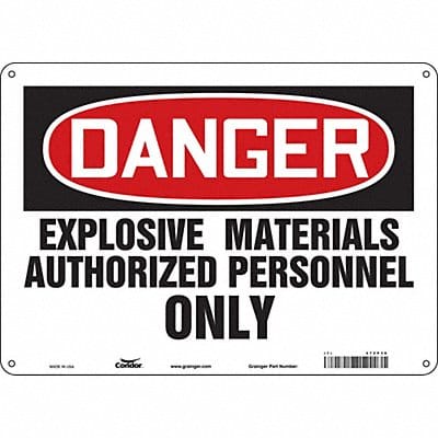 Safety Sign 10 in x 14 in Vinyl