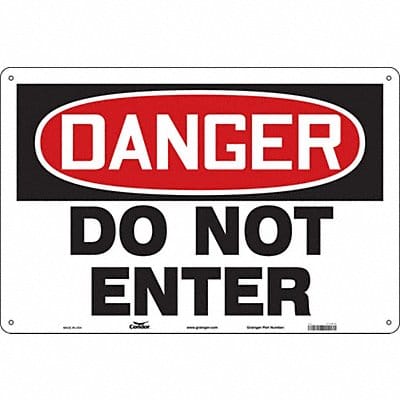 Safety Sign 24 in x 36 in Aluminum