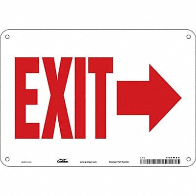 Safety Sign 7 in x 10 in Polyethylene