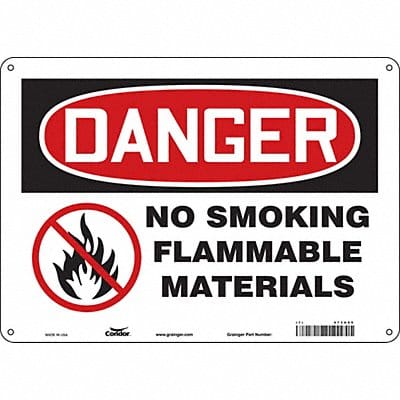 Safety Sign 10 inx14 in Aluminum