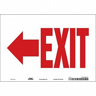 Safety Sign 7 in x 10 in Vinyl