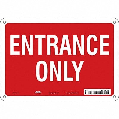 K1799 Safety Sign 7 in x 10 in Aluminum