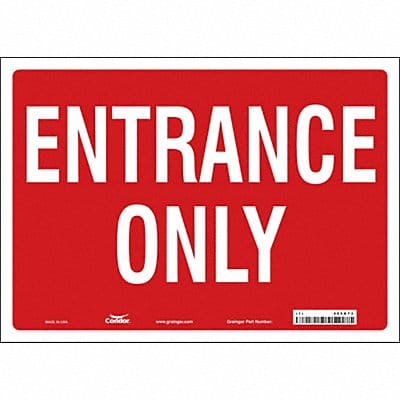 K1799 Safety Sign 10 in x 14 in Vinyl