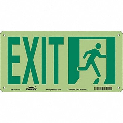 Safety Sign 7 in x 15 in Polyethylene