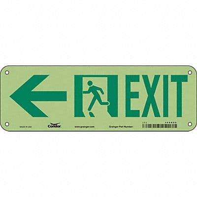 Safety Sign 7 in x 21 in Polyethylene