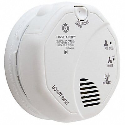 CO2 and Smoke Alarm AA Alkaline