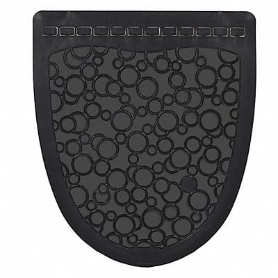 Urinal Mat Black Unscented 20 3/8 in PK6