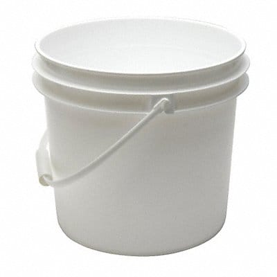 K4867 Pail Polyethylene White Open Head