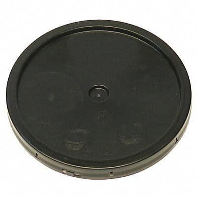 Plastic Pail Lid Black HDPE