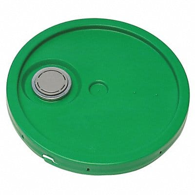 Plastic Pail Lid Green HDPE