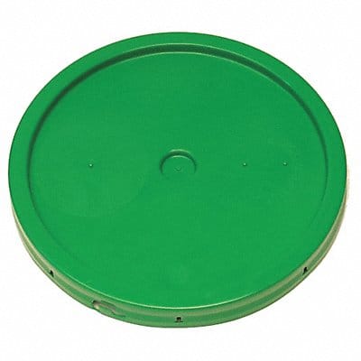 Plastic Pail Lid Green HDPE