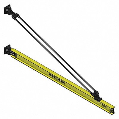 Jib Crane Reach 14 ft 1100 lb Manual