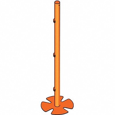 Barrier System Rotating Column Orange