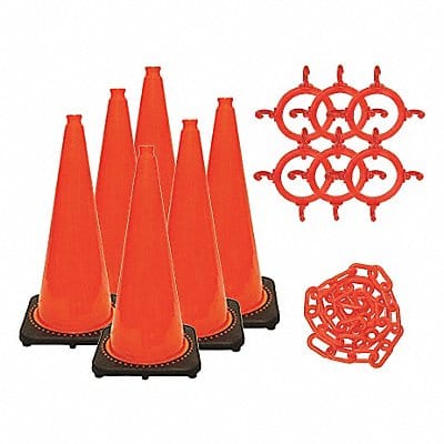 Traffic Cone Kit Orange Gloss