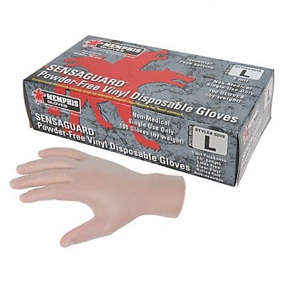 J4964 Disposable Gloves Vinyl XL PK100