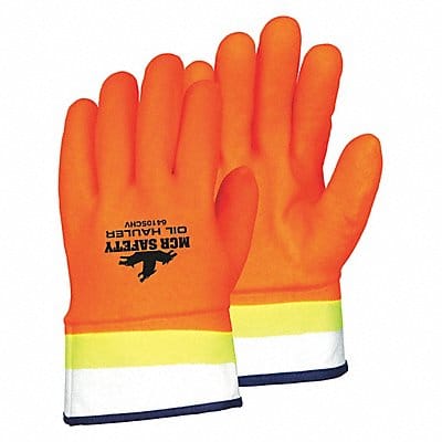 Gloves PVC L 10 in L Safety Cuff PR PK12