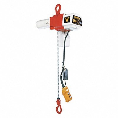 Electric Chain Hoist 250 lb 15 ft Lift