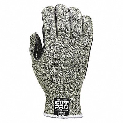 Leather Gloves Gray L PR