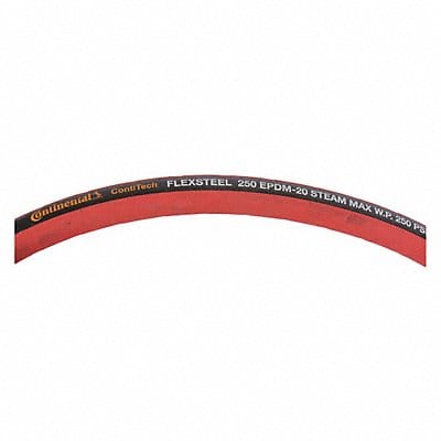 Steam Hose 1-1/2 ID x 50 ft L Red