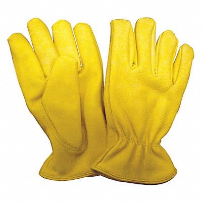 J4940 Leather Gloves Yellow XL PR