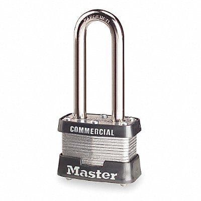 Keyed Padlock 5/8 in Rectangle Silver