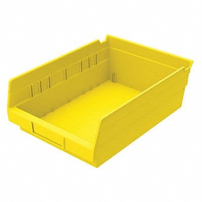 Shelf Bin Yellow Indstr Grd Poly 4 in