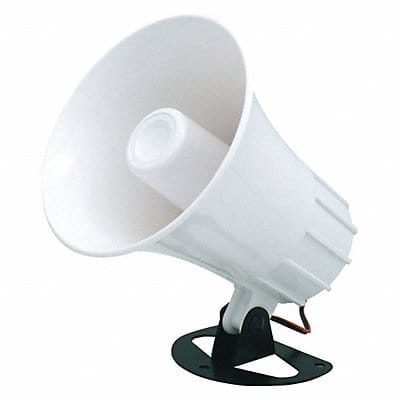 Weatherproof Alarm Siren 5-1/4 H White