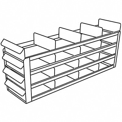 Freezer Rack for 3 Box SS Holds 12