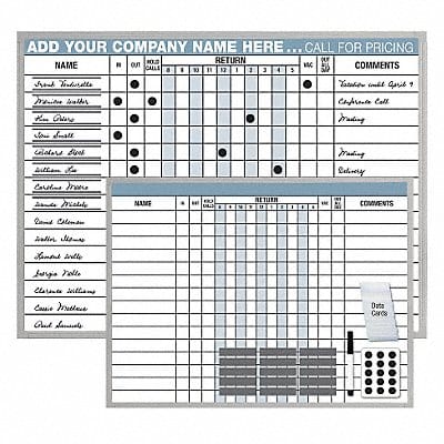 In/Out Board 18in.Hx24in.W Silver Frame